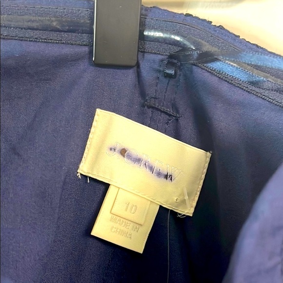 J. Crew Blue Sheath Cocktail Dress - Picture 7 of 8